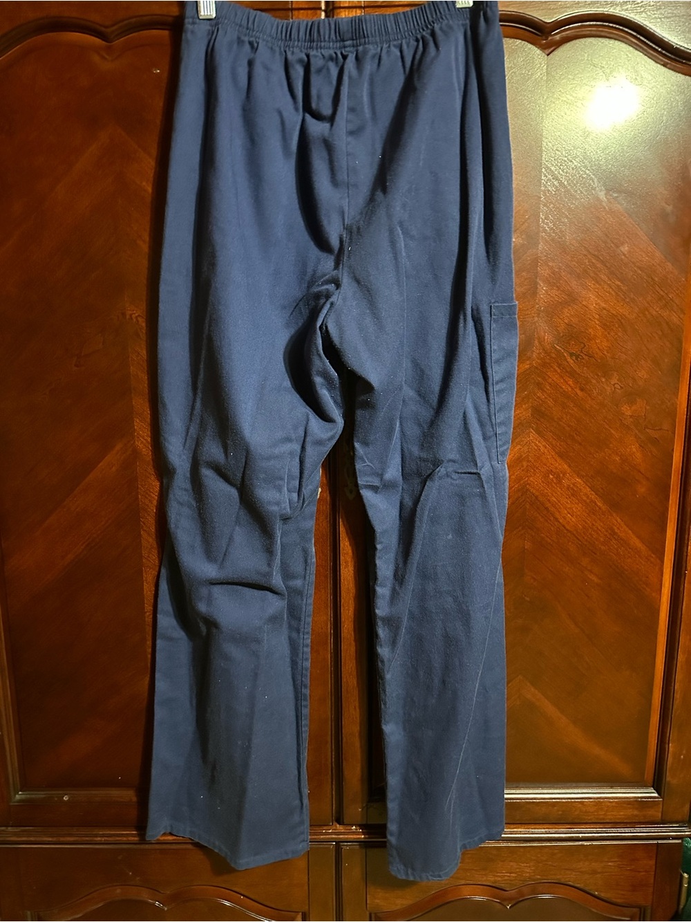 Scrubstar Navy Elastic-Waist Scrubs